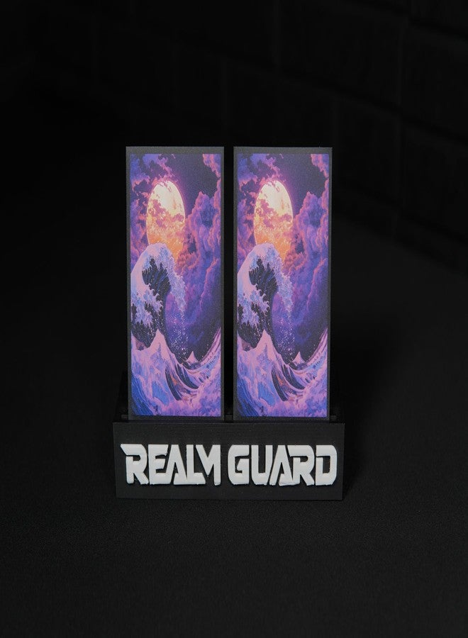 Realm Guard مجموعة أغطية بطاقات Realm Guard الفنية غير اللامعة ذات الملمس المميز (موجة أرجوانية رائعة) - 100 قطعة - Image 2